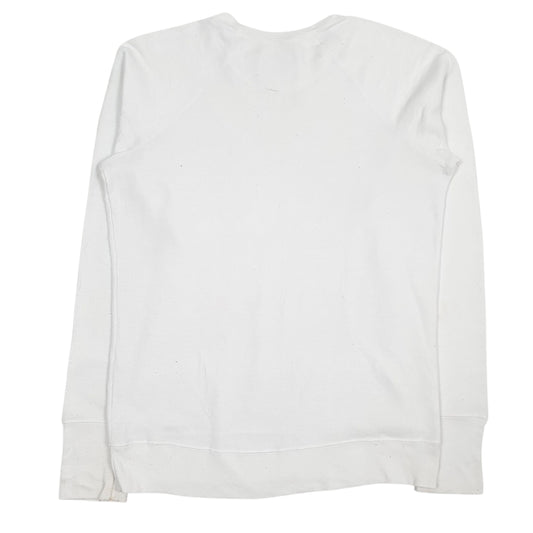 Mens White Champion  Crewneck Jumper