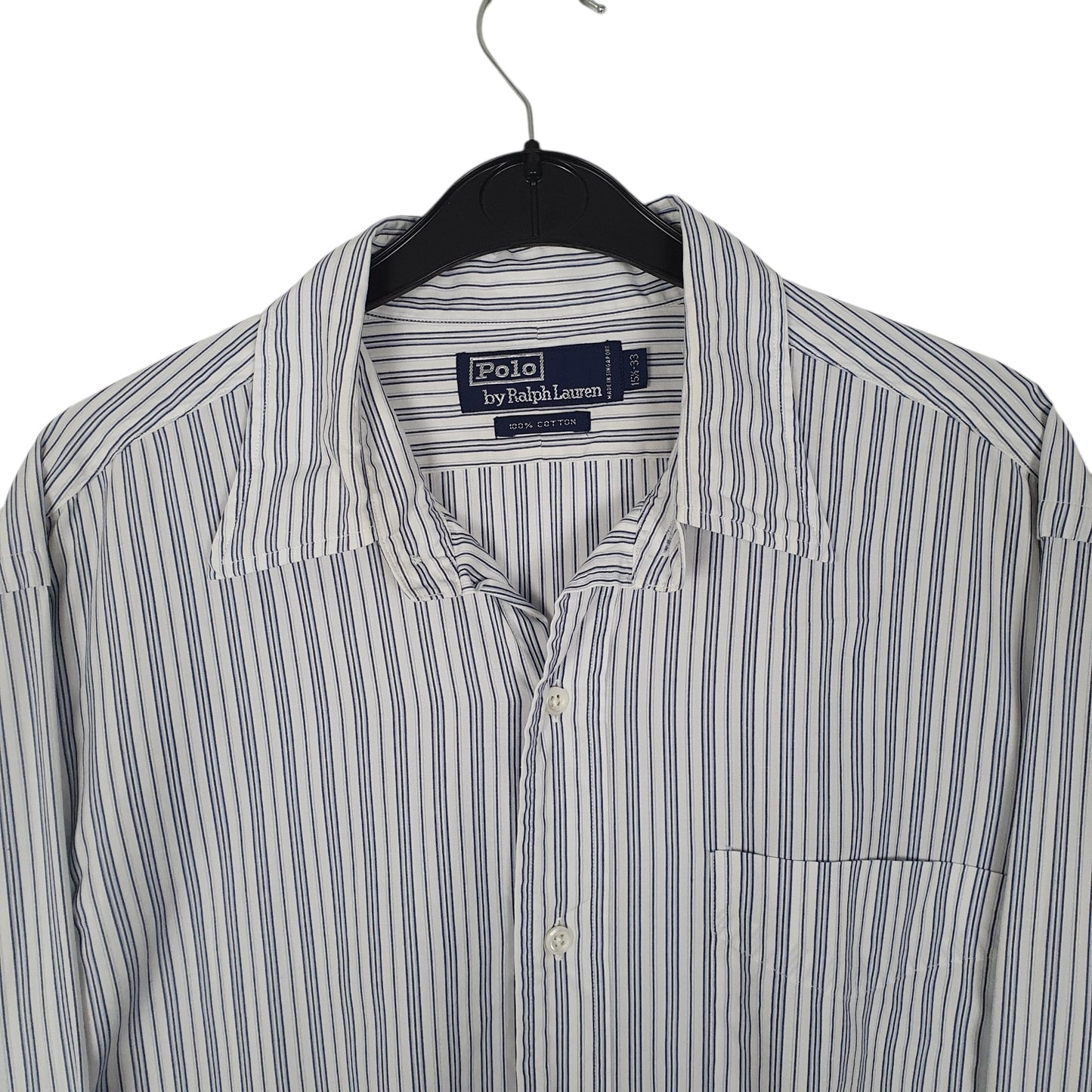 Mens White Polo Ralph Lauren Vintage 1990s  Shirt