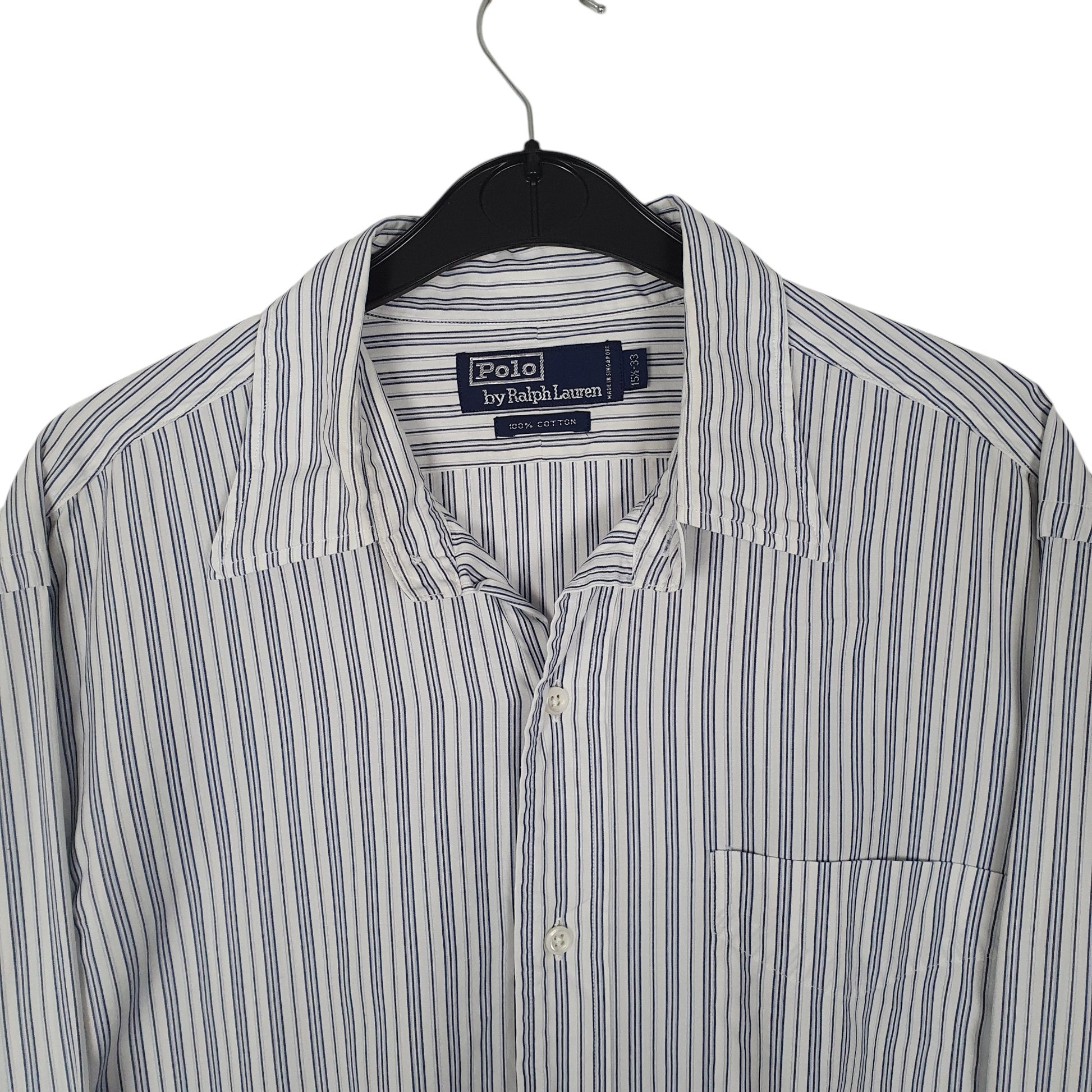 Mens White Polo Ralph Lauren Vintage 1990s  Shirt