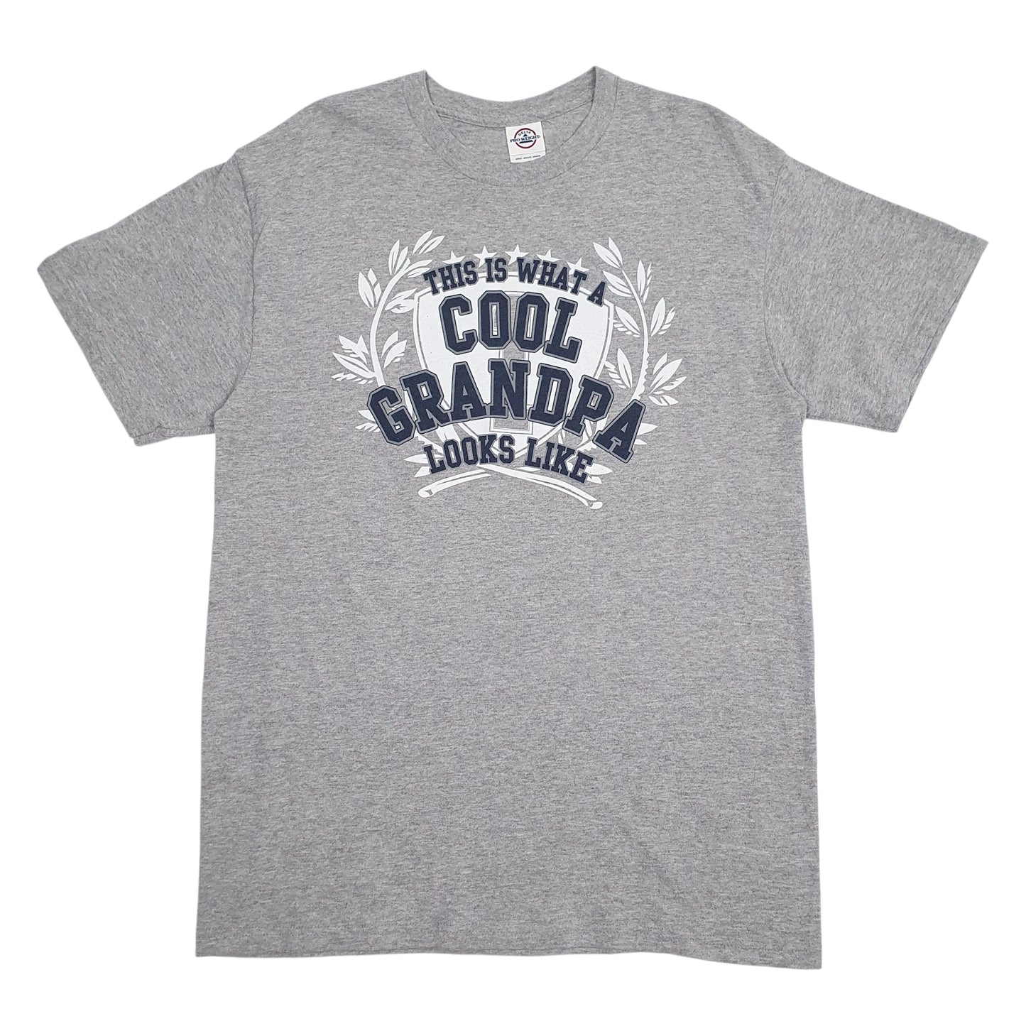 Mens Grey Delta  Short Sleeve T Shirt