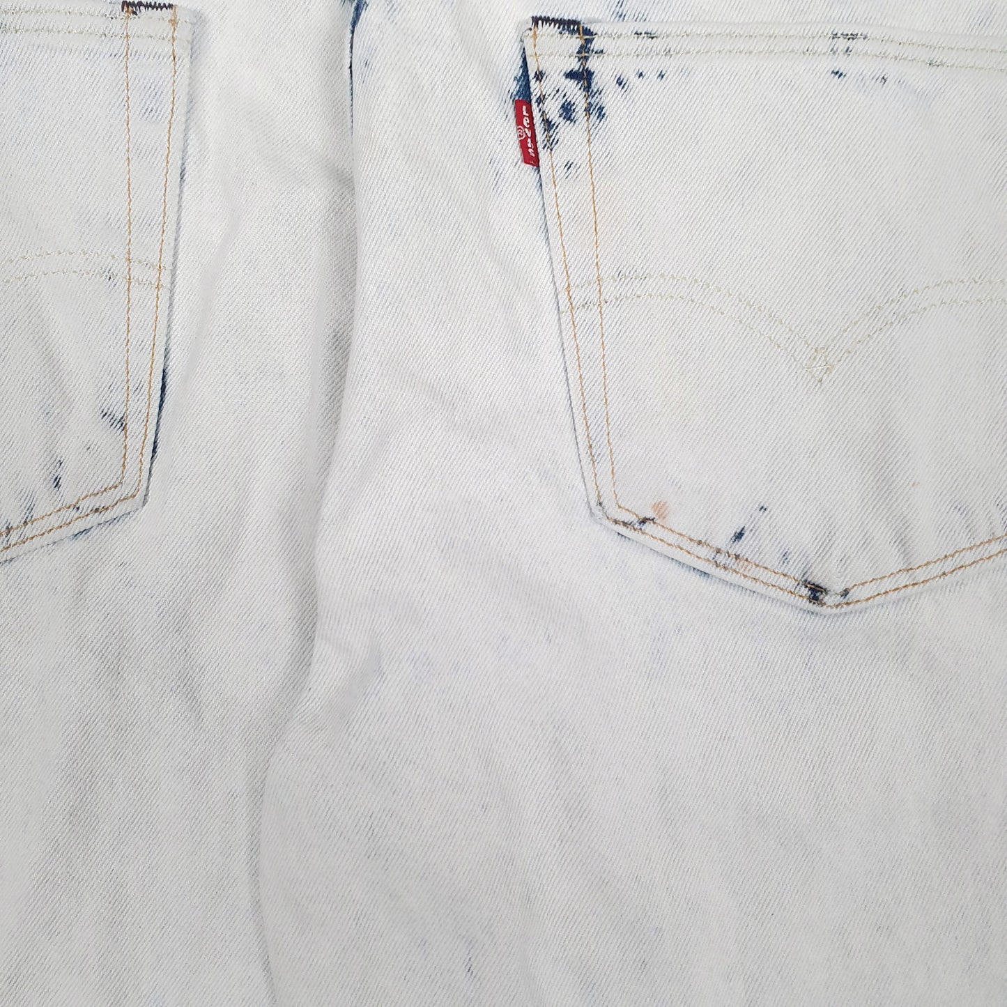 Mens White Levis   Jeans