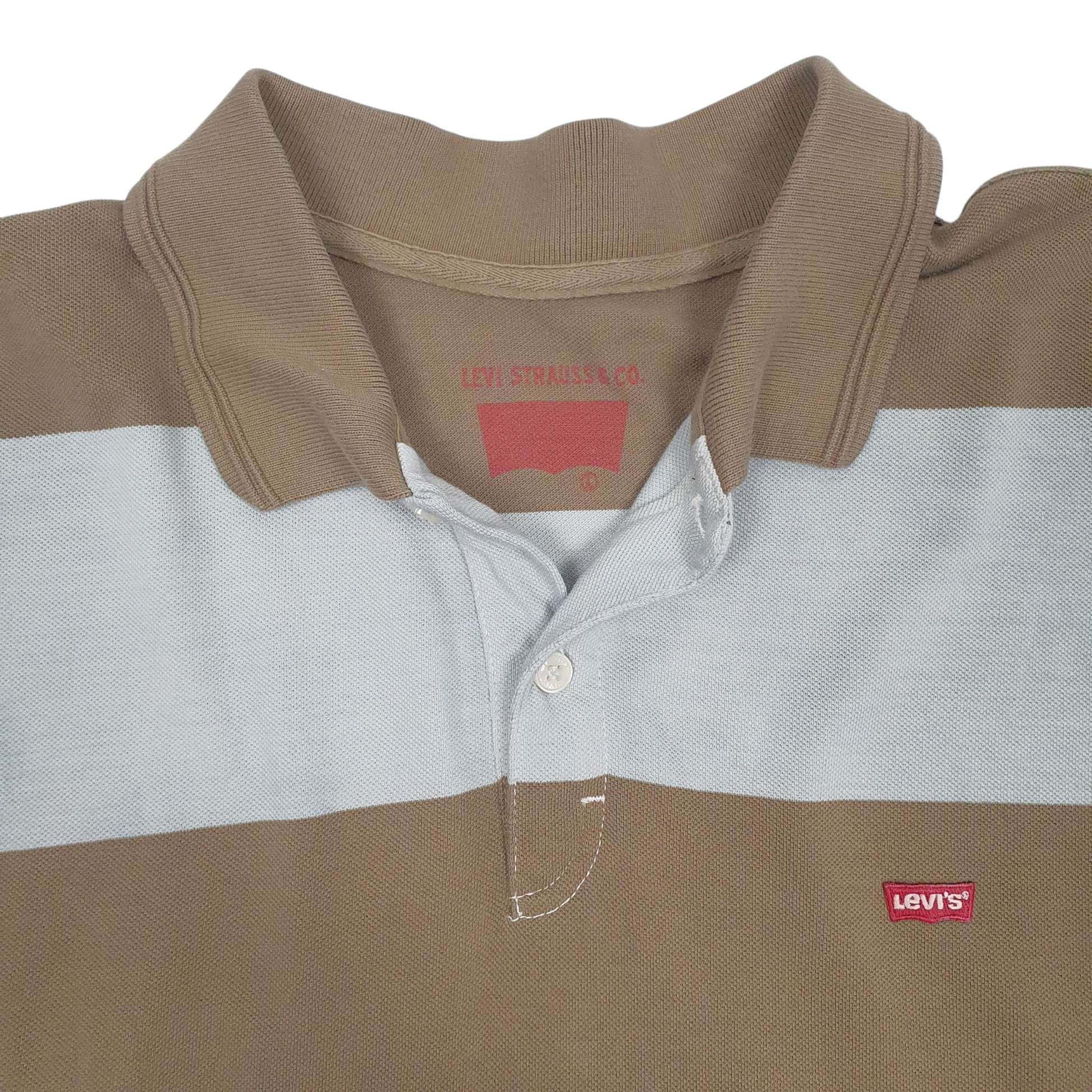 Mens Blue Levis   Polo Shirt
