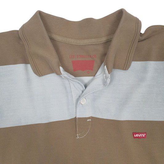 Mens Blue Levis   Polo Shirt