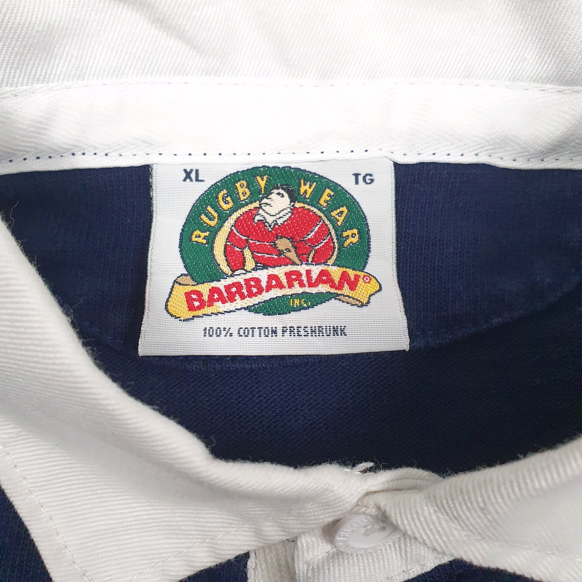 Mens Navy Barbarian Penn State University  Polo Shirt