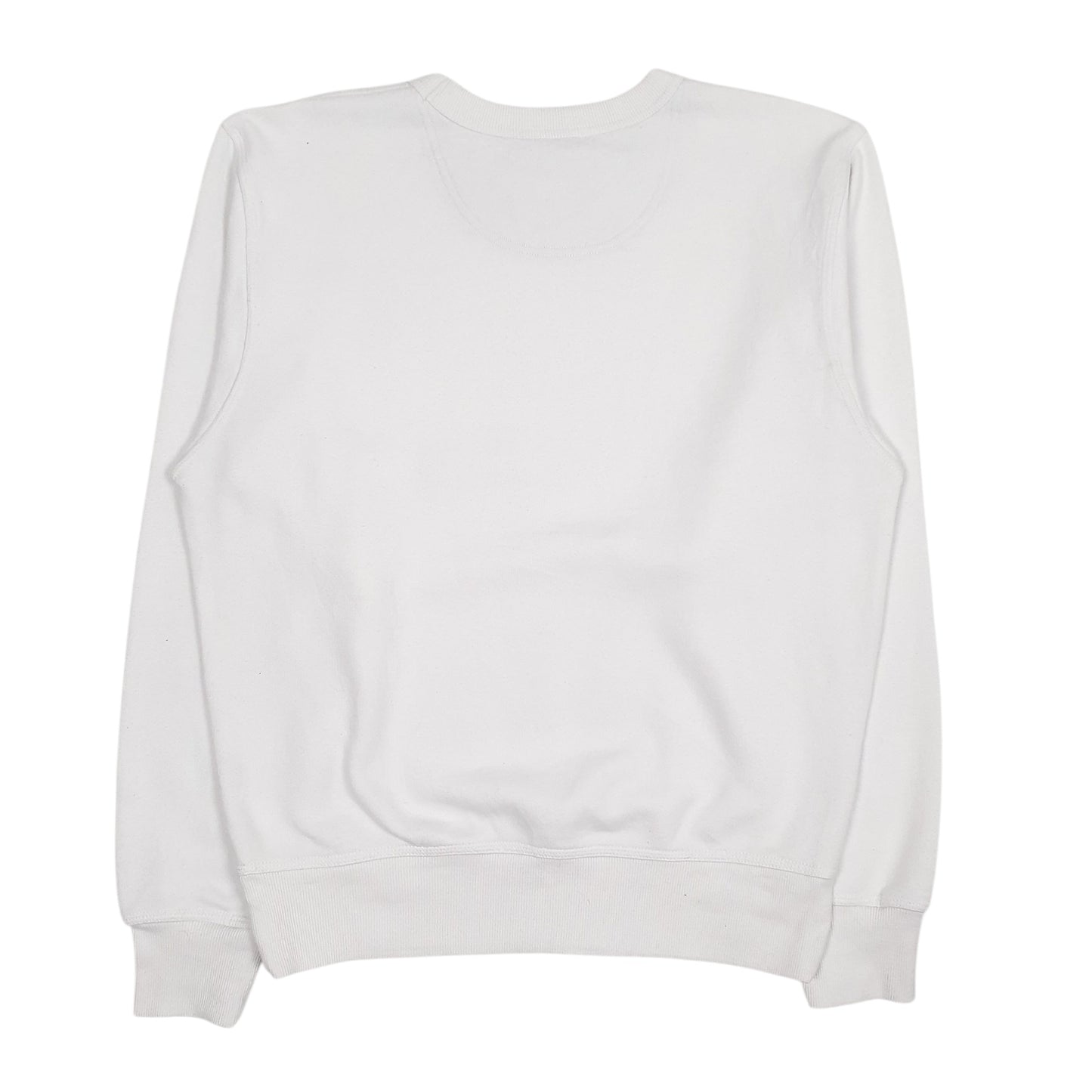Mens White Champion  Crewneck Jumper