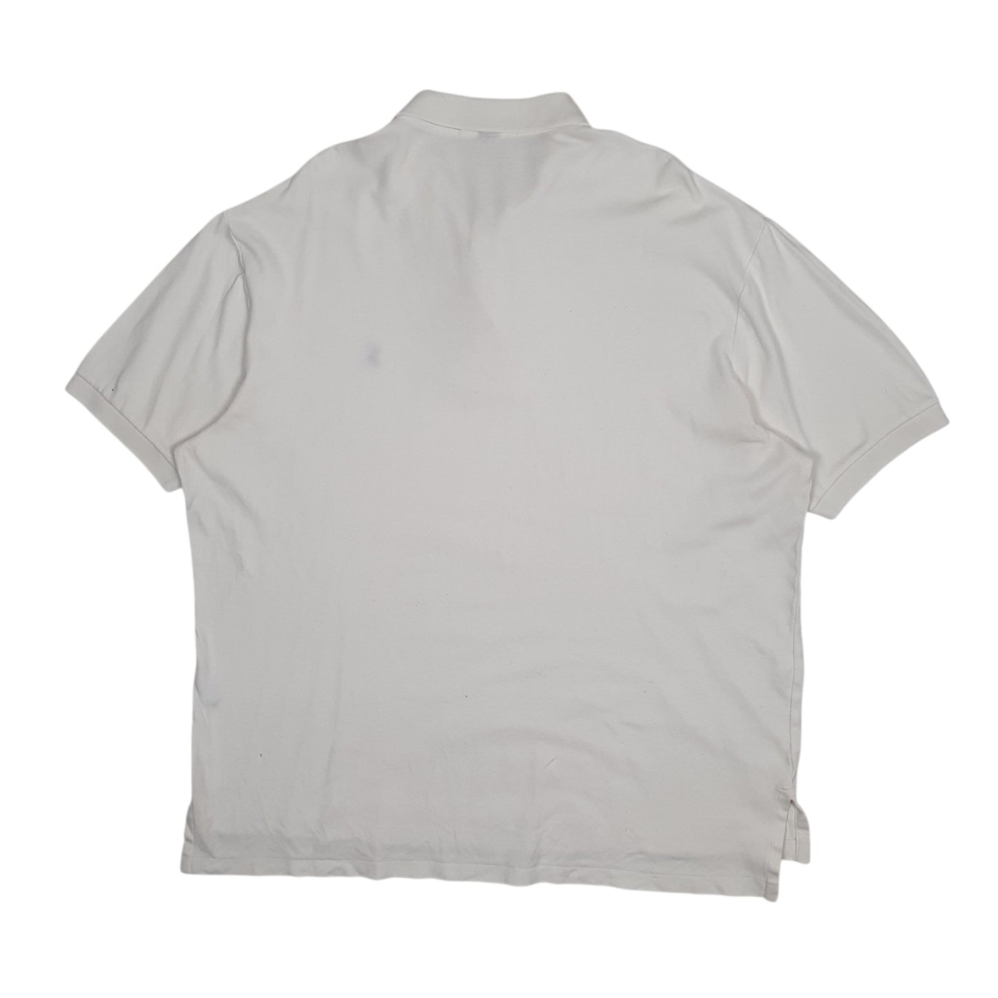 Mens White Polo Ralph Lauren  Full Zip Polo Shirt