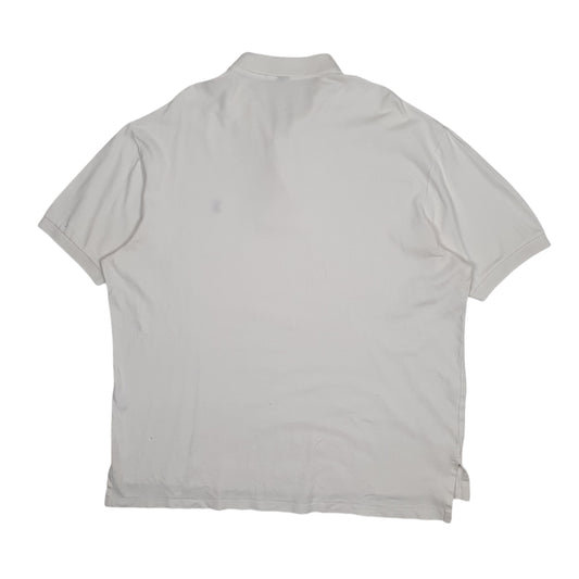 Mens White Polo Ralph Lauren  Full Zip Polo Shirt