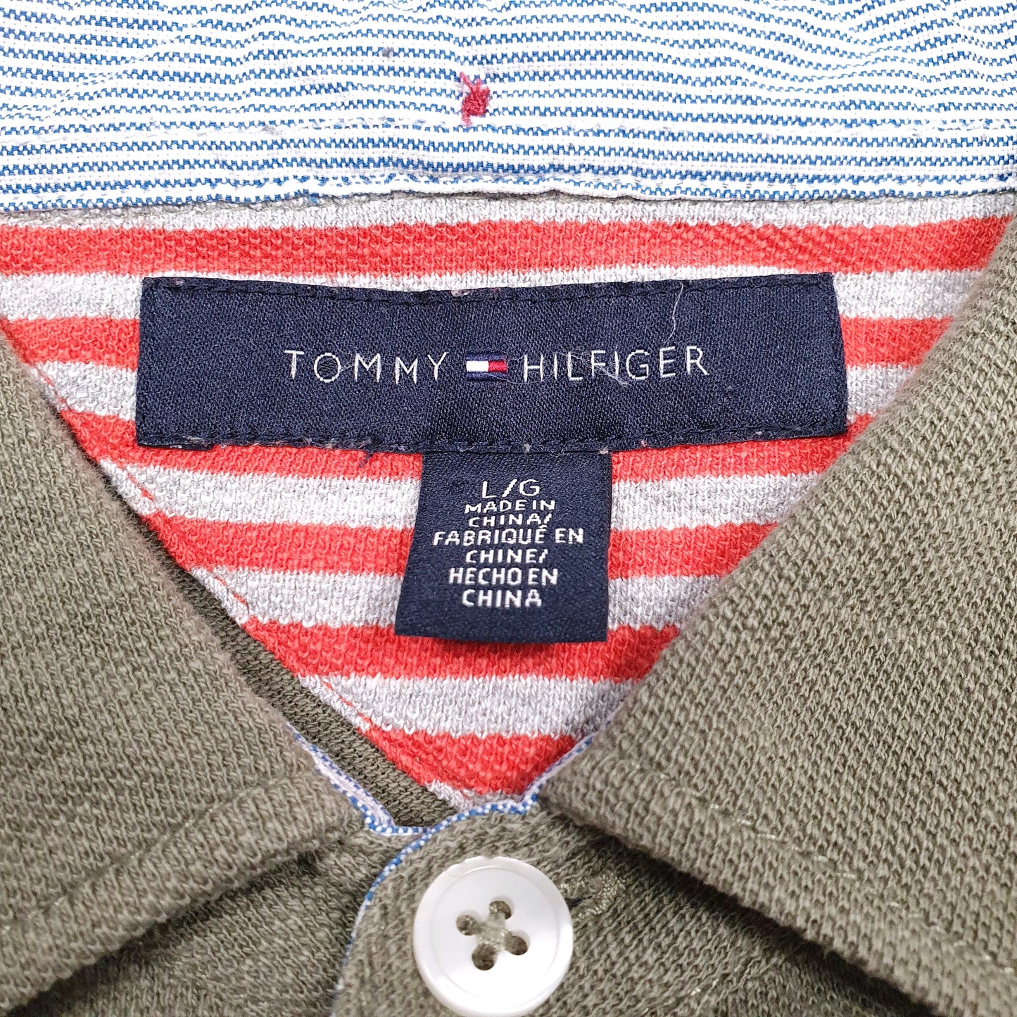 Mens Green Tommy Hilfiger   Polo Shirt