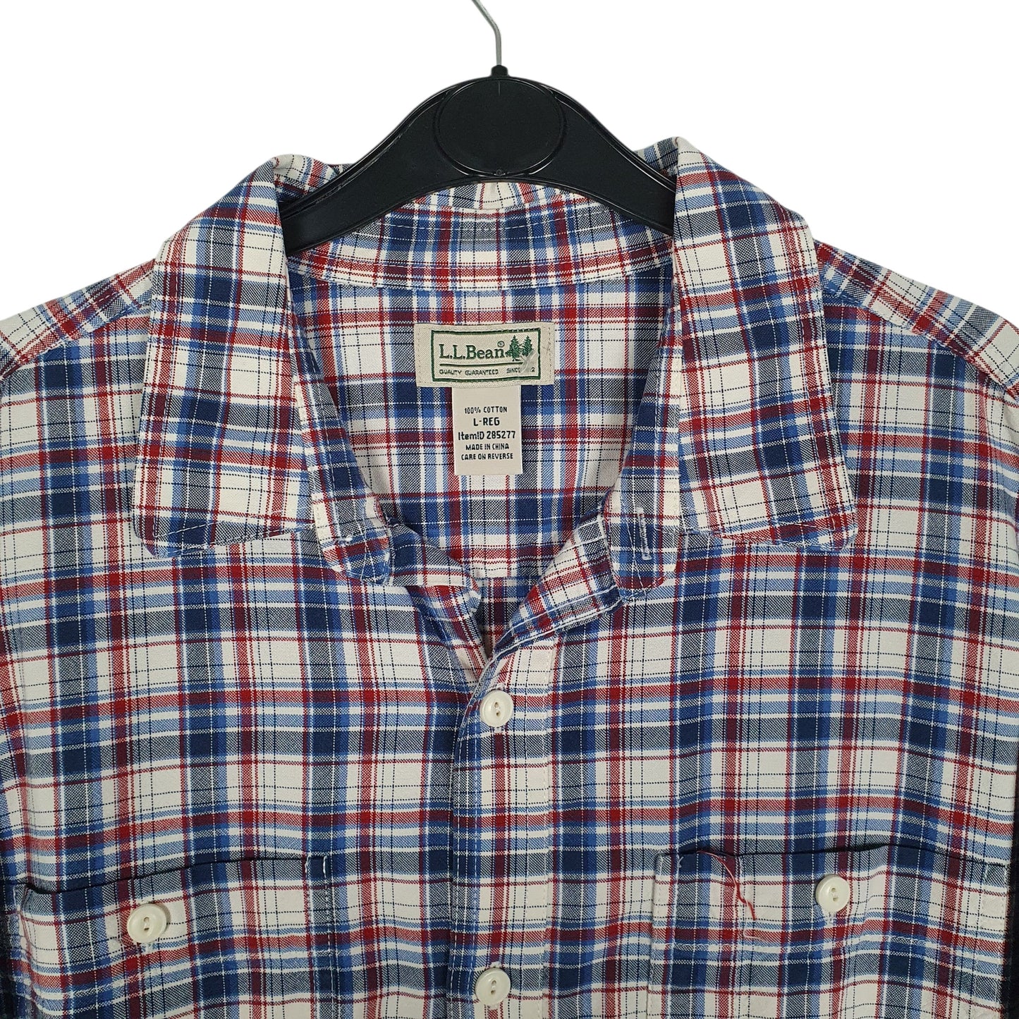 Mens Blue L.L.Bean   Shirt