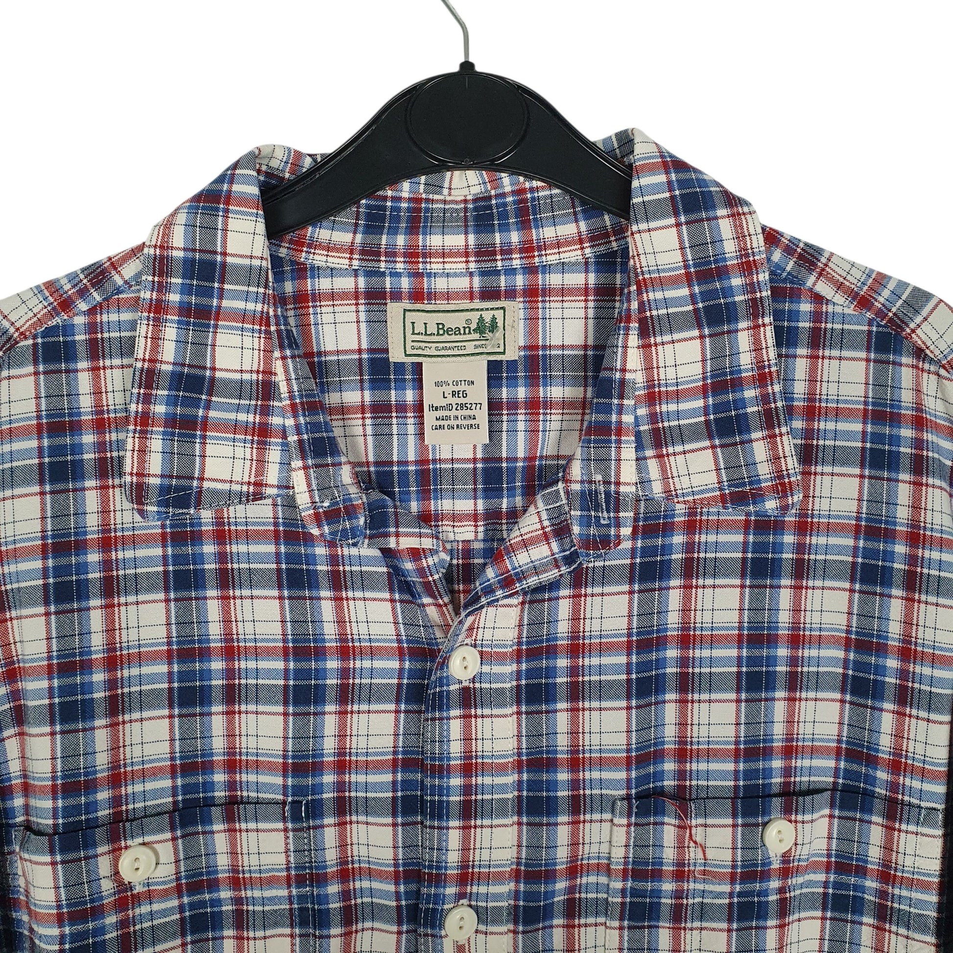 Mens Blue L.L.Bean   Shirt