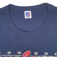 Mens Navy Russel Athletic Single Stich Made In USA  T Shirt