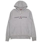 Mens Grey Tommy Hilfiger Spellout Hoodie Jumper