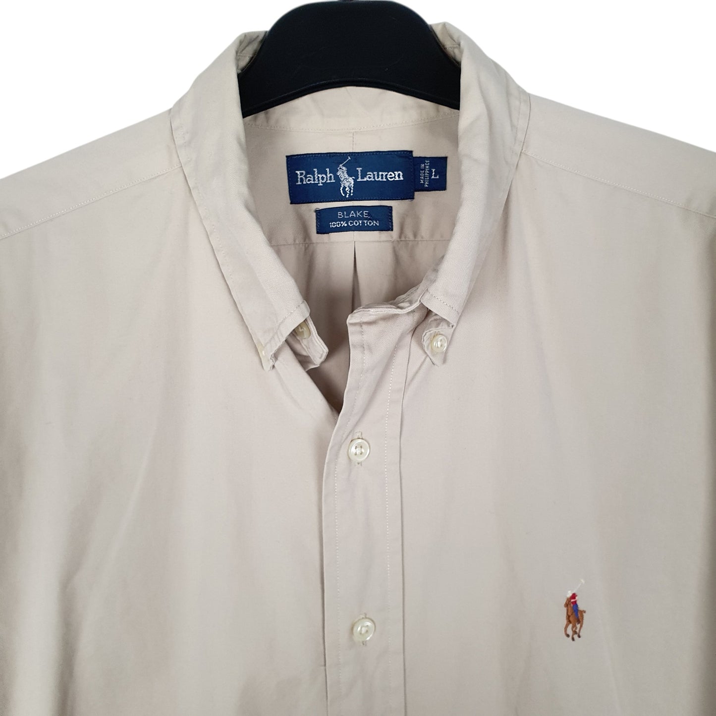 Mens Beige Ralph Lauren   Shirt