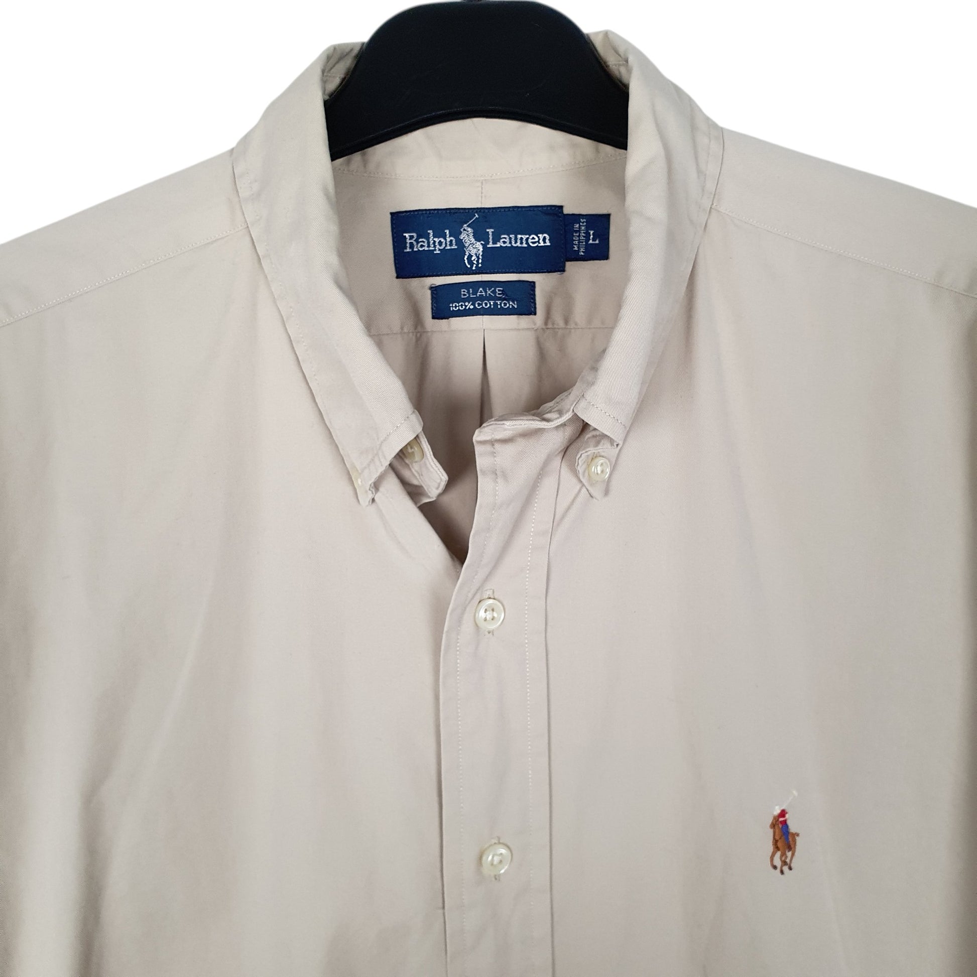 Mens Beige Ralph Lauren   Shirt