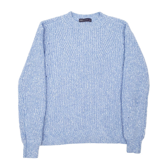 Womens Blue M&S  Crewneck Jumper