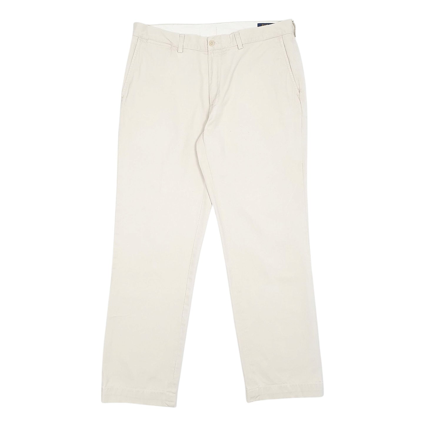 Mens Cream Polo Ralph Lauren Classic Fit Chino Trousers