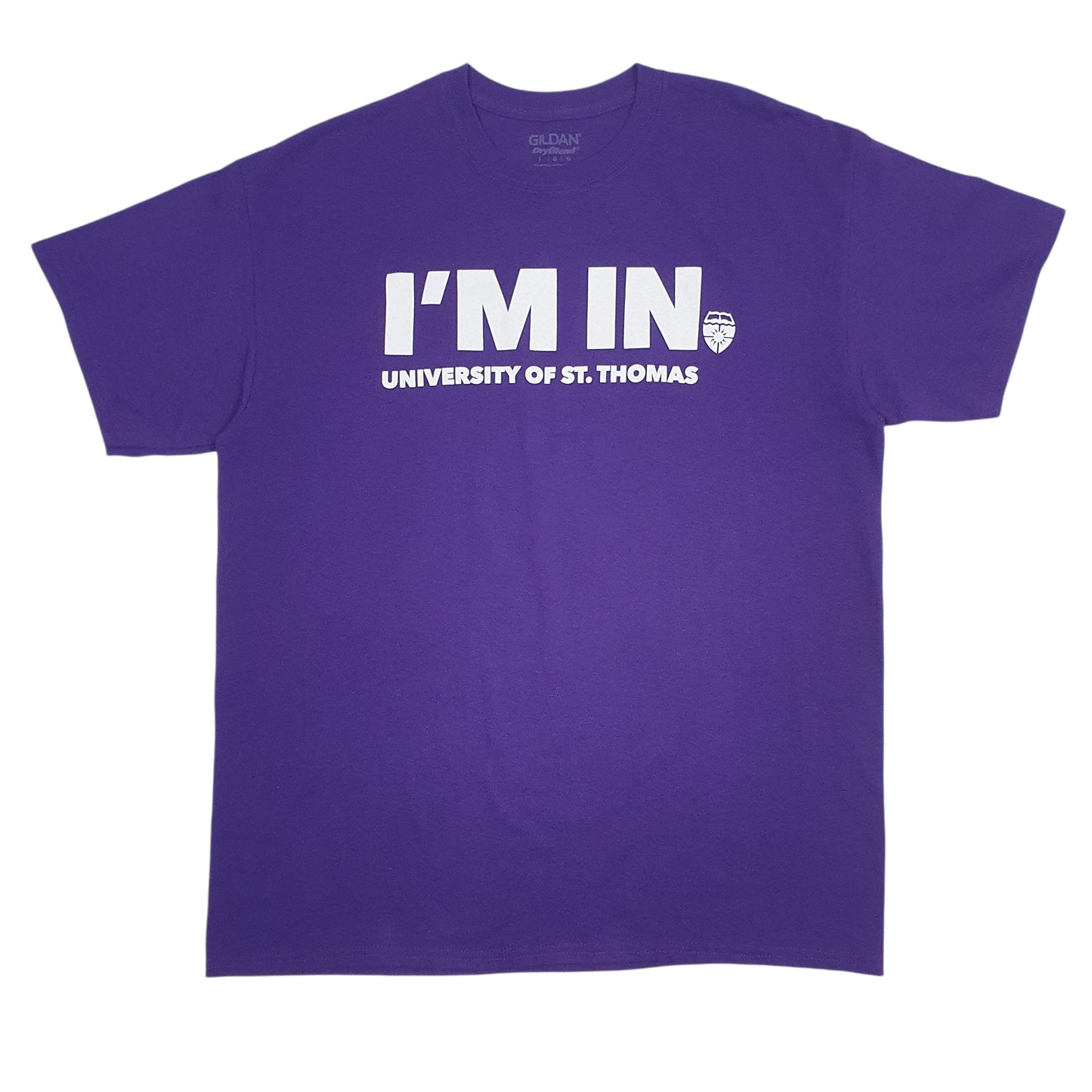 Mens Purple Gildan  Short Sleeve T Shirt