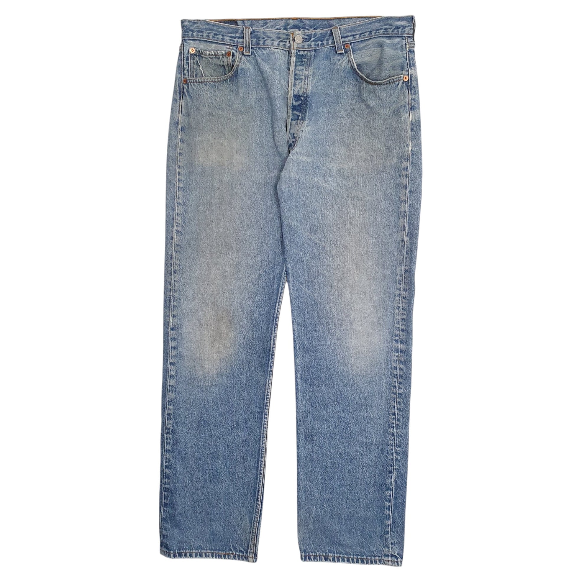 Mens Blue Levis Vintage 90s Made In USA 501 JeansW36 L34