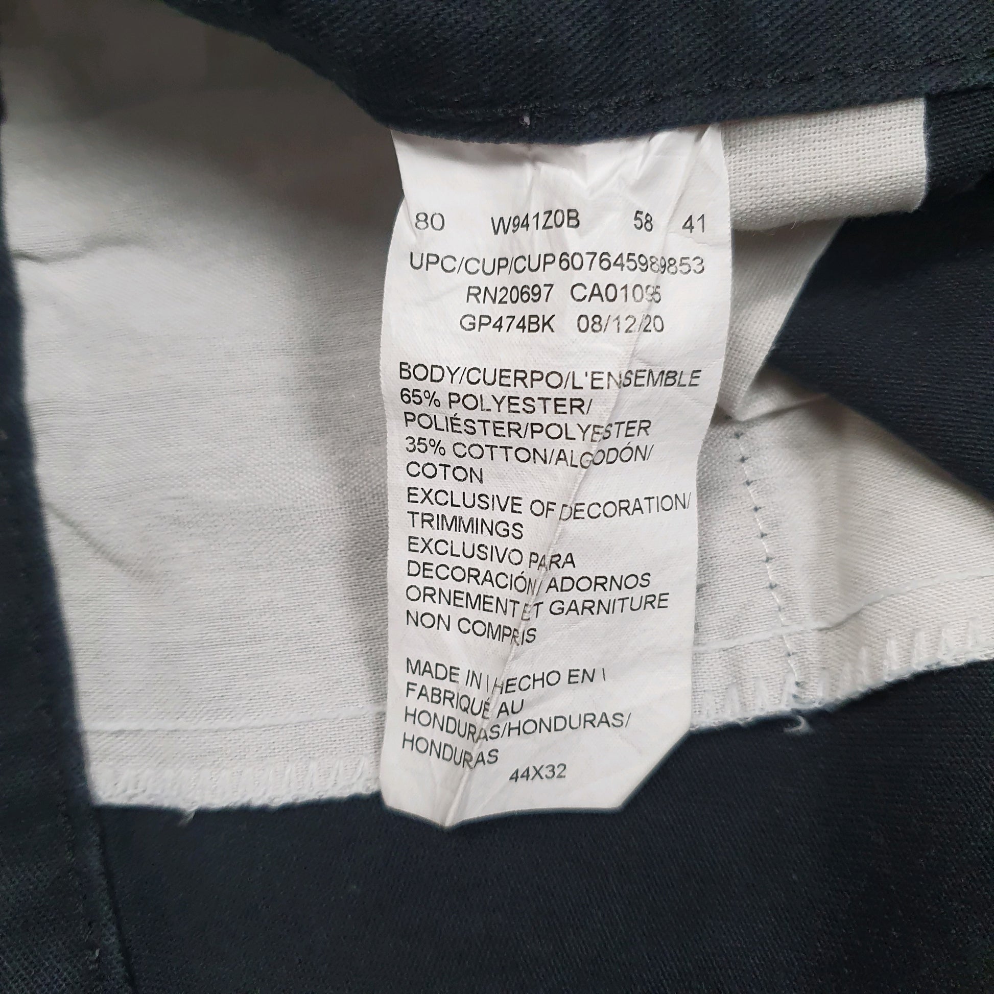 Mens Black Dickies Workwear  Trousers