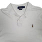 Mens White Polo Ralph Lauren Pima Soft Touch  Polo Shirt