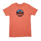 Mens Orange Patagonia Spellout Slim Fit Short Sleeve T Shirt