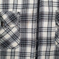 Mens Grey Craftsmen Shacket Hoodie Plaid  Coat