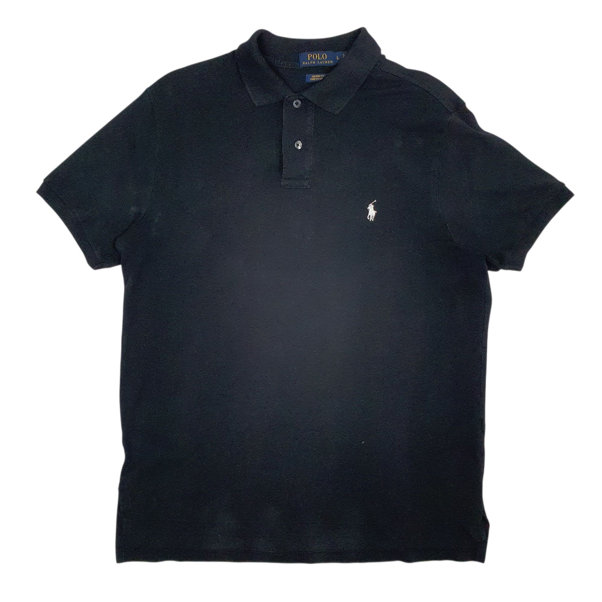 Mens Black Polo Ralph Lauren  Short Sleeve Polo Shirt