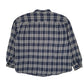 Mens Navy Wrangler Workwear Plaid Chore  Coat