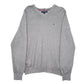 Mens Grey Tommy Hilfiger  V Neck Jumper