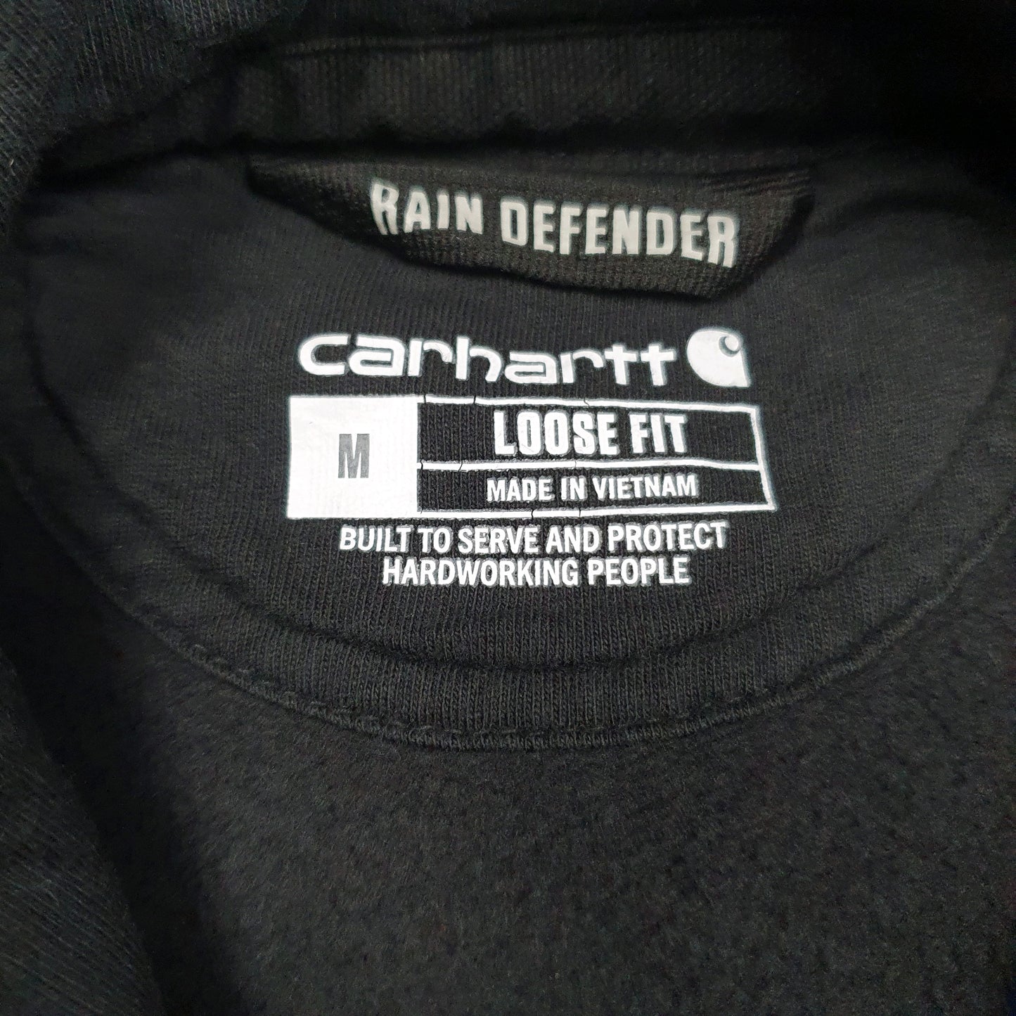 Mens Black Carhartt  Hoodie Jumper