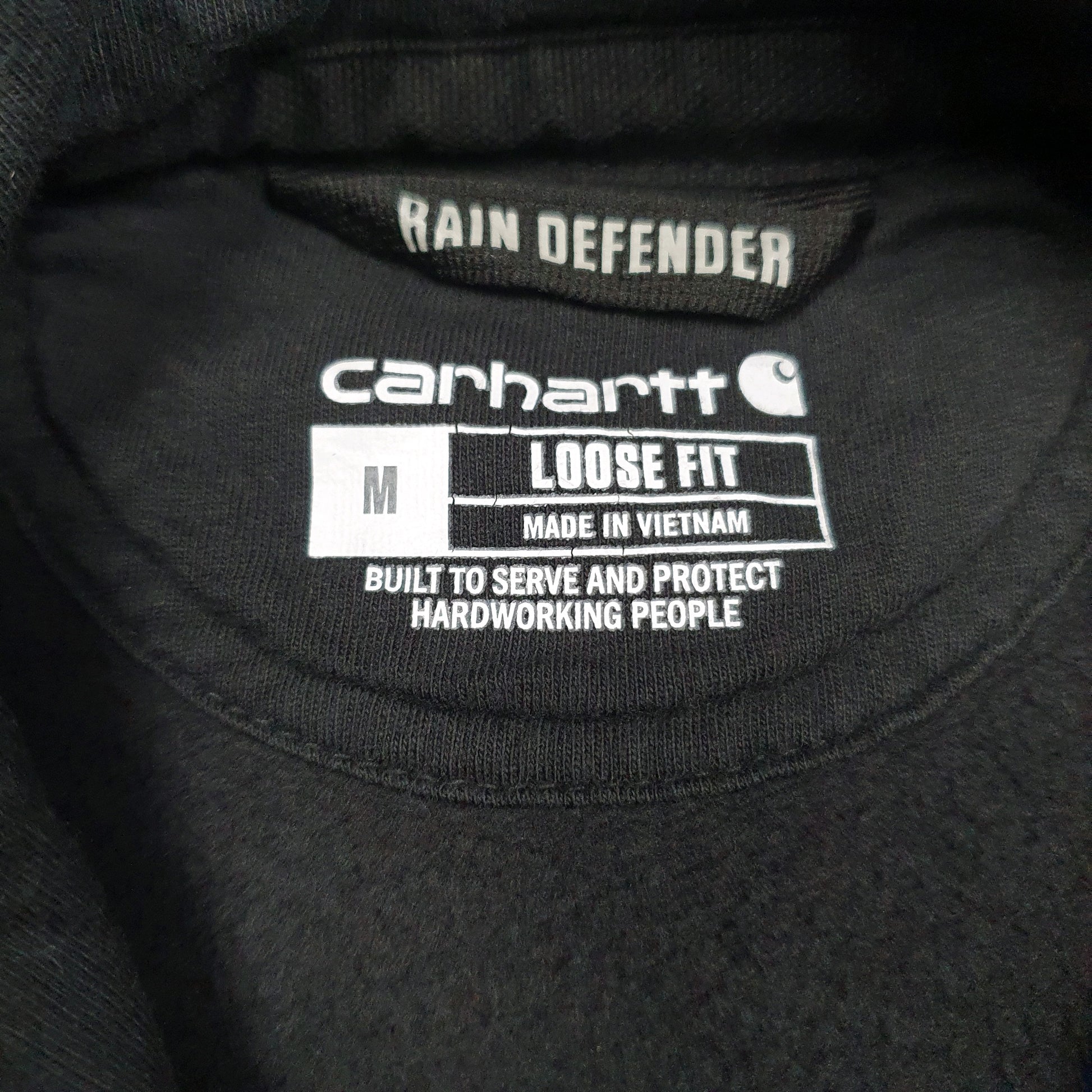 Mens Black Carhartt  Hoodie Jumper