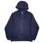 Mens Navy Fila  Full Zip Jumper