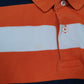 Mens Orange Tommy Hilfiger  Hoodie Polo Shirt