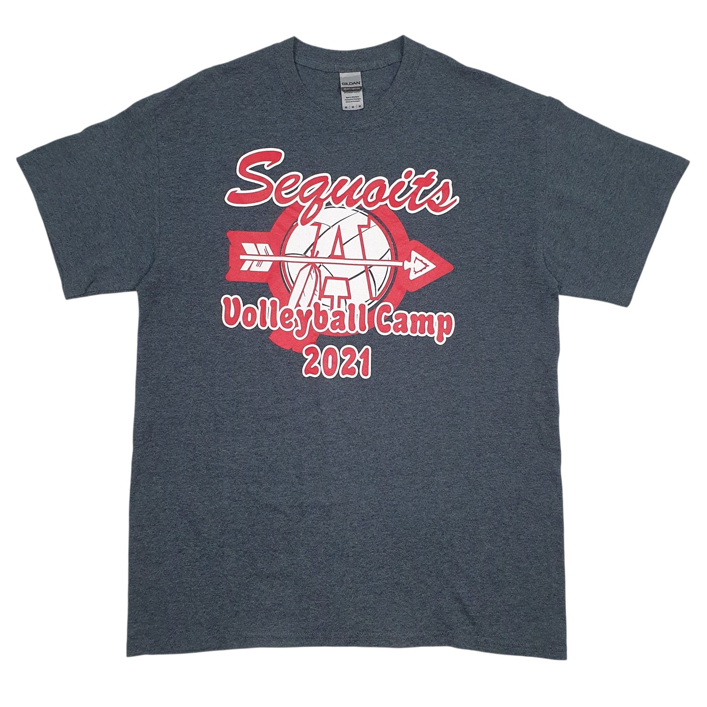 Mens Blue Gildan  Short Sleeve T Shirt