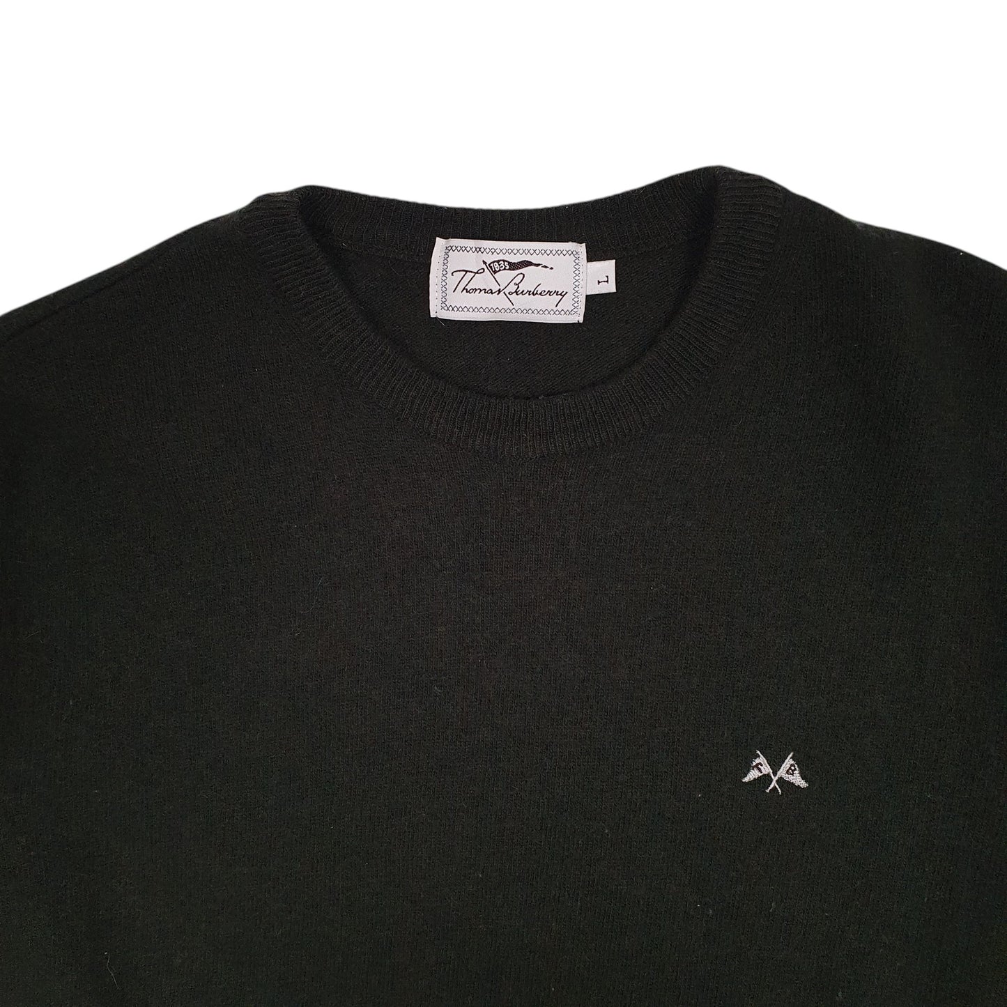 Mens Green Burberry  Crewneck Jumper