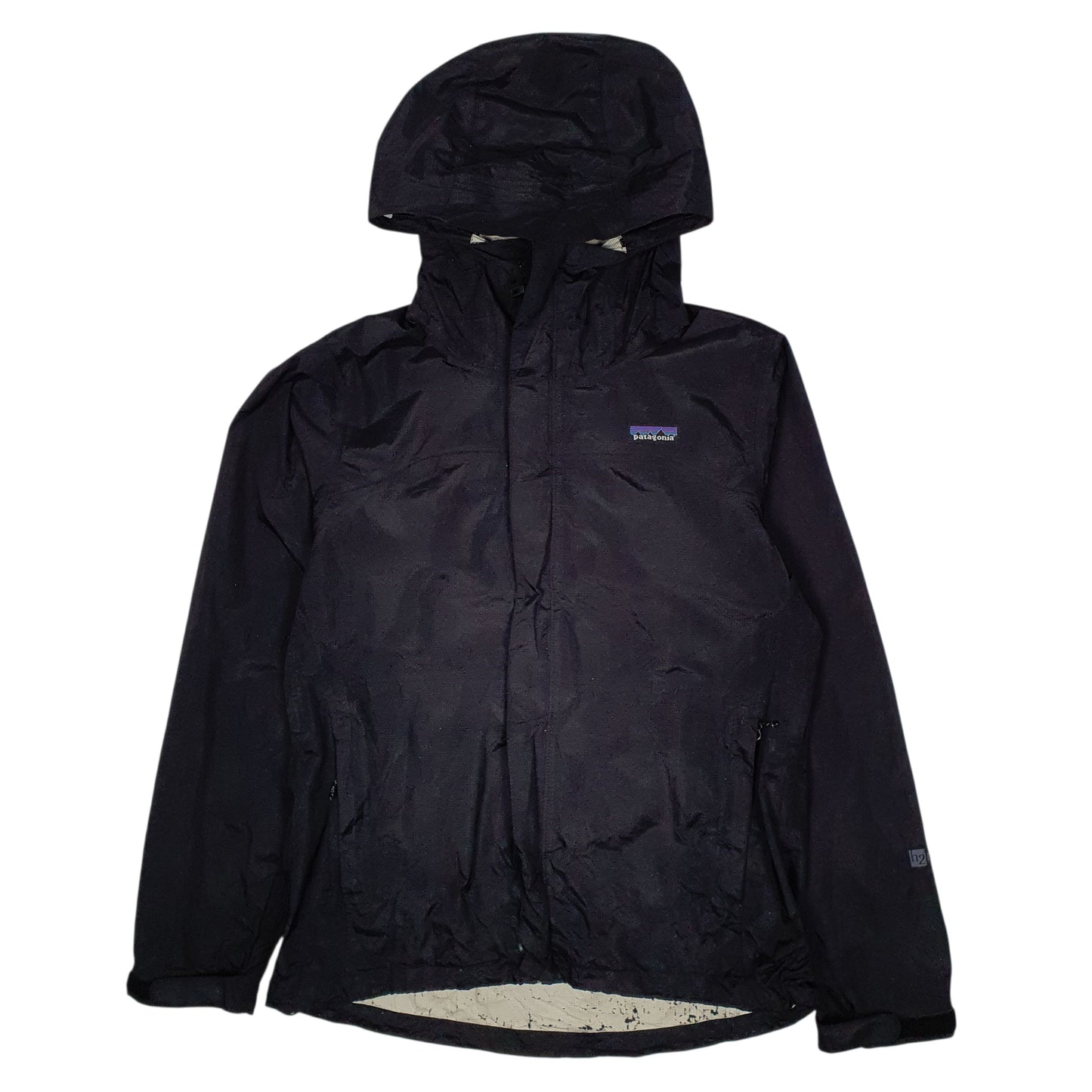 Womens Black Patagonia Torrentshell Crewneck Coat