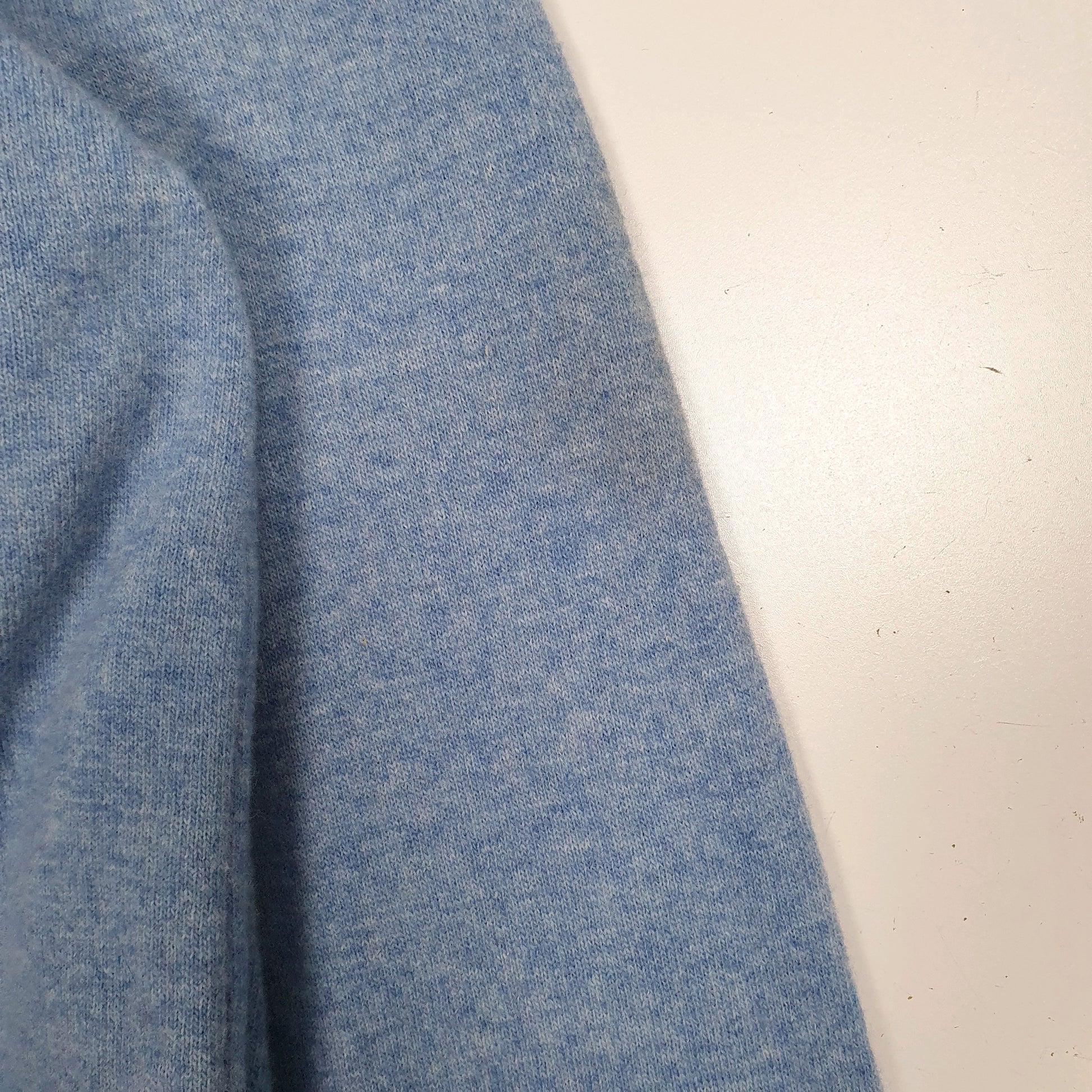 Mens Blue Burberry  V Neck Jumper