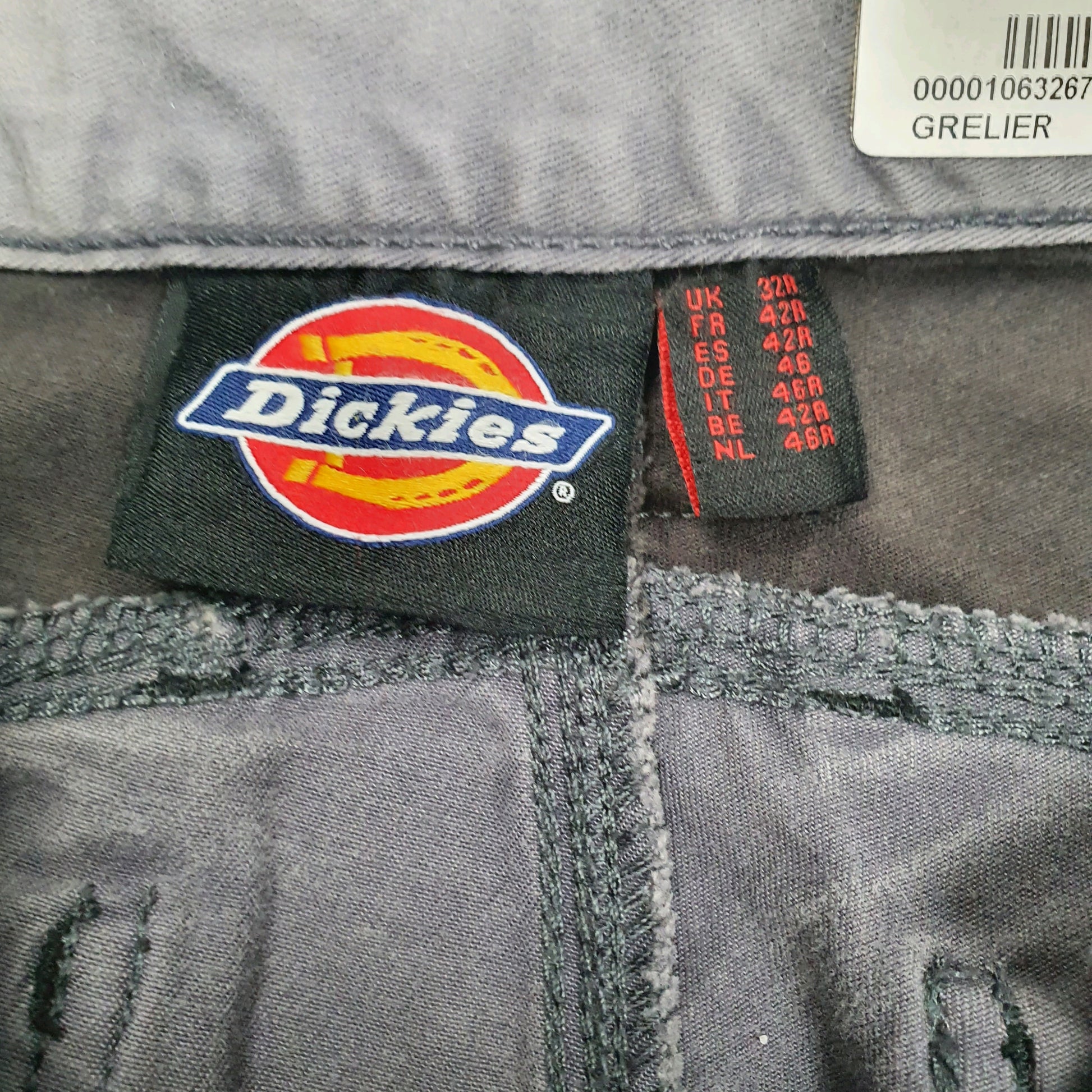 Mens Grey Dickies Workwear  Trousers