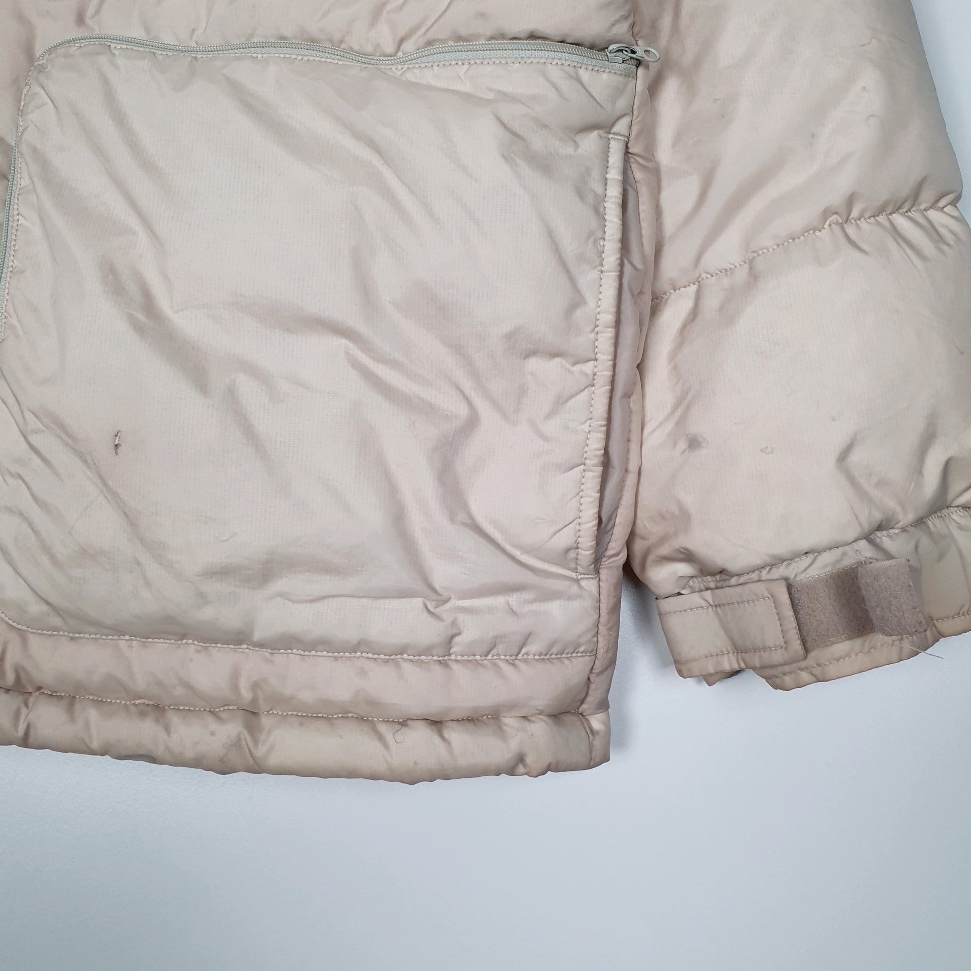 Mens Cream Nike Vintage 2000s  Coat