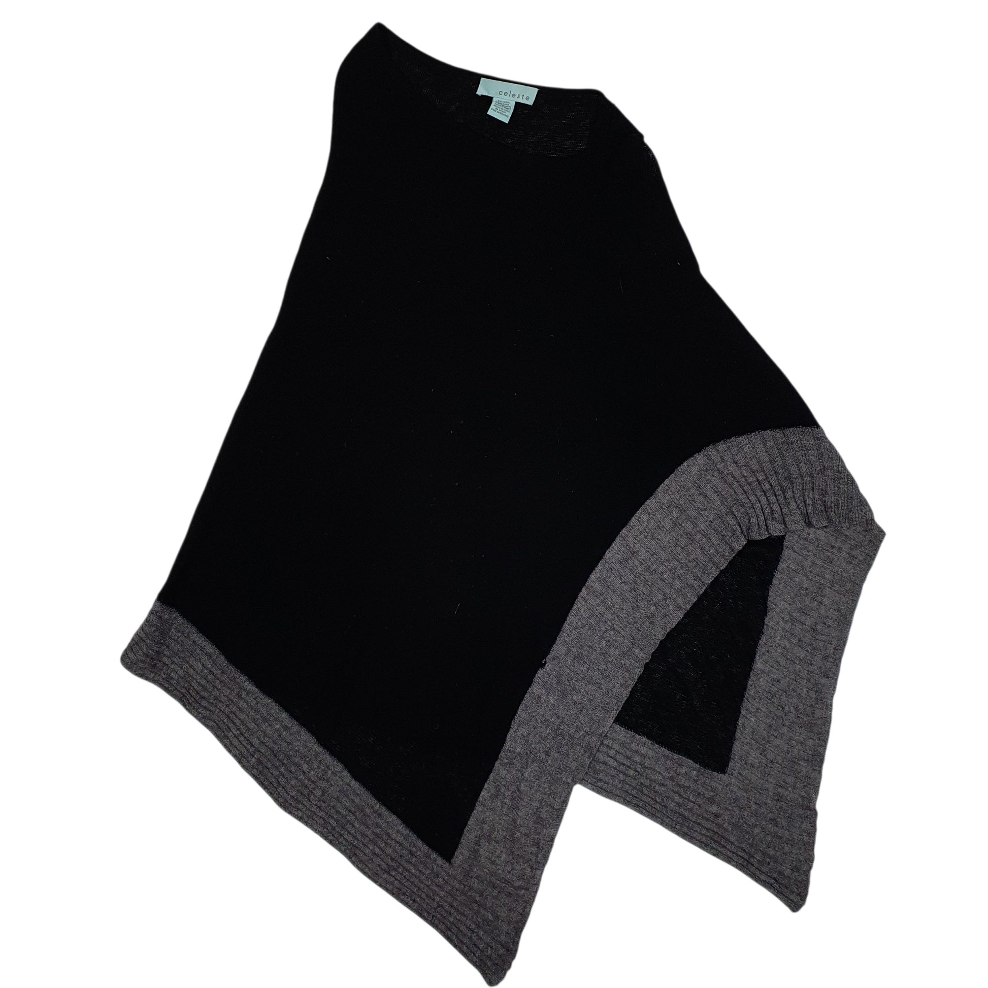 Womens Black Celeste Shoal Throw Crewneck Jumper