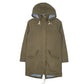 Mens Green Levis Longline Trench Fishtail  Coat
