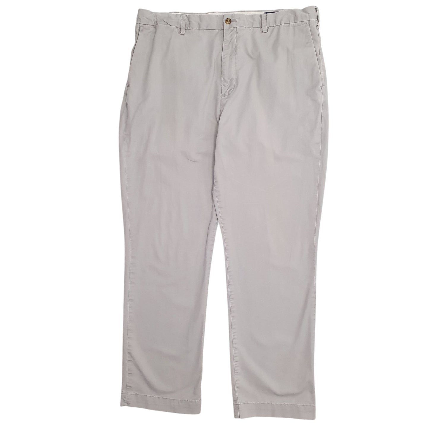 Mens Grey Polo Ralph Lauren Stretch Classic Chino Trousers