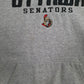 Mens Grey NHL Ottawa Senators Hoodie Jumper