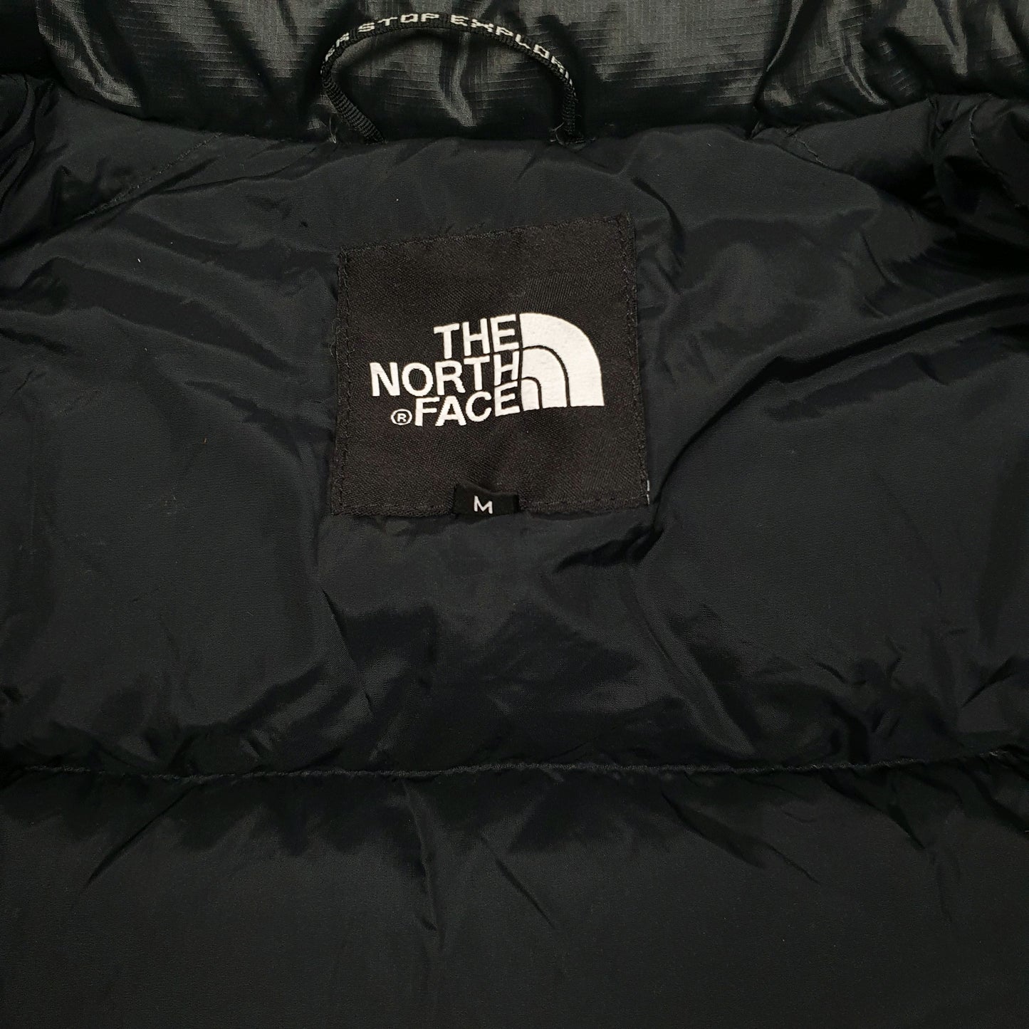 Womens Black The North Face Nuptse Retro 1996  Coat