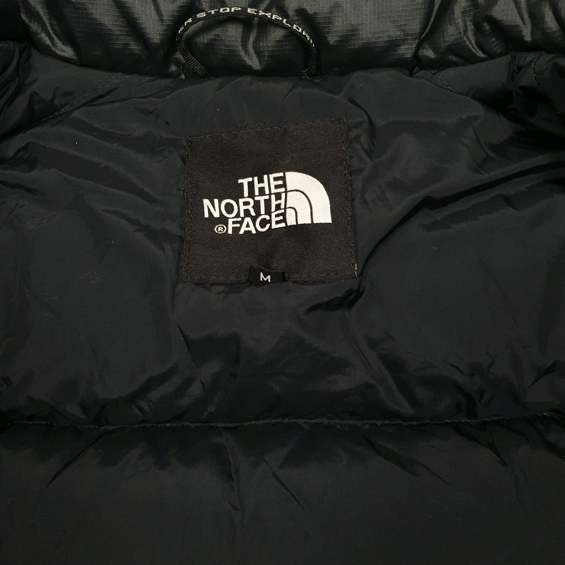 Womens Black The North Face Nuptse Retro 1996  Coat