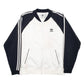 Mens White Adidas  Full Zip Jumper