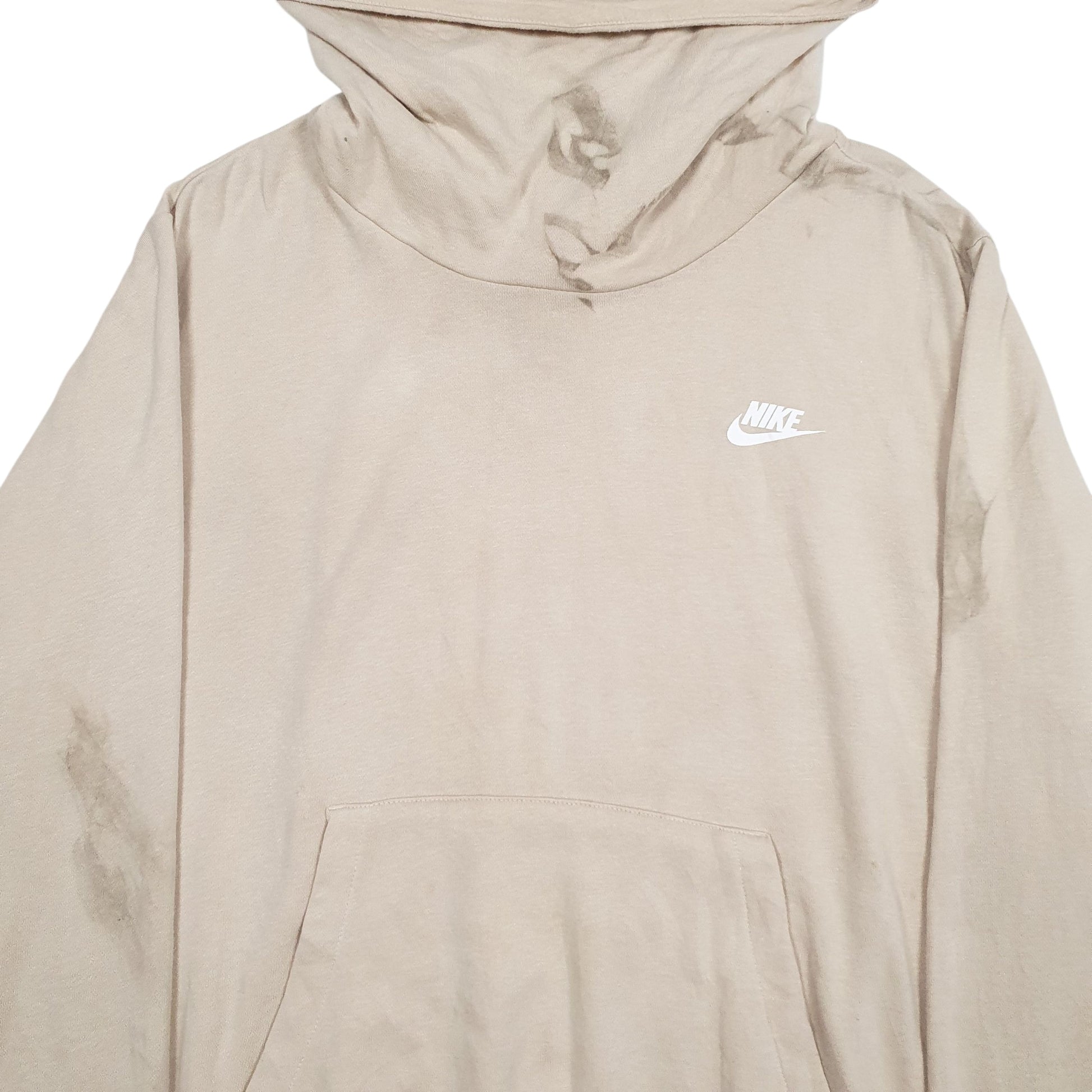 Mens Beige Nike  Hoodie Jumper