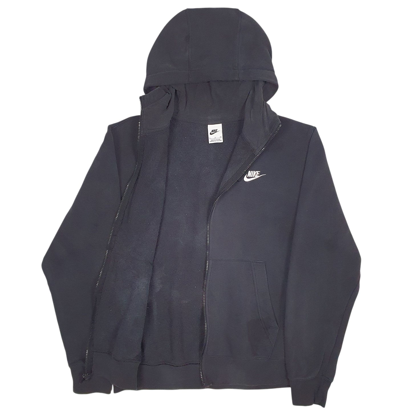 Mens Black Nike Baggy Full Zip Jumper
