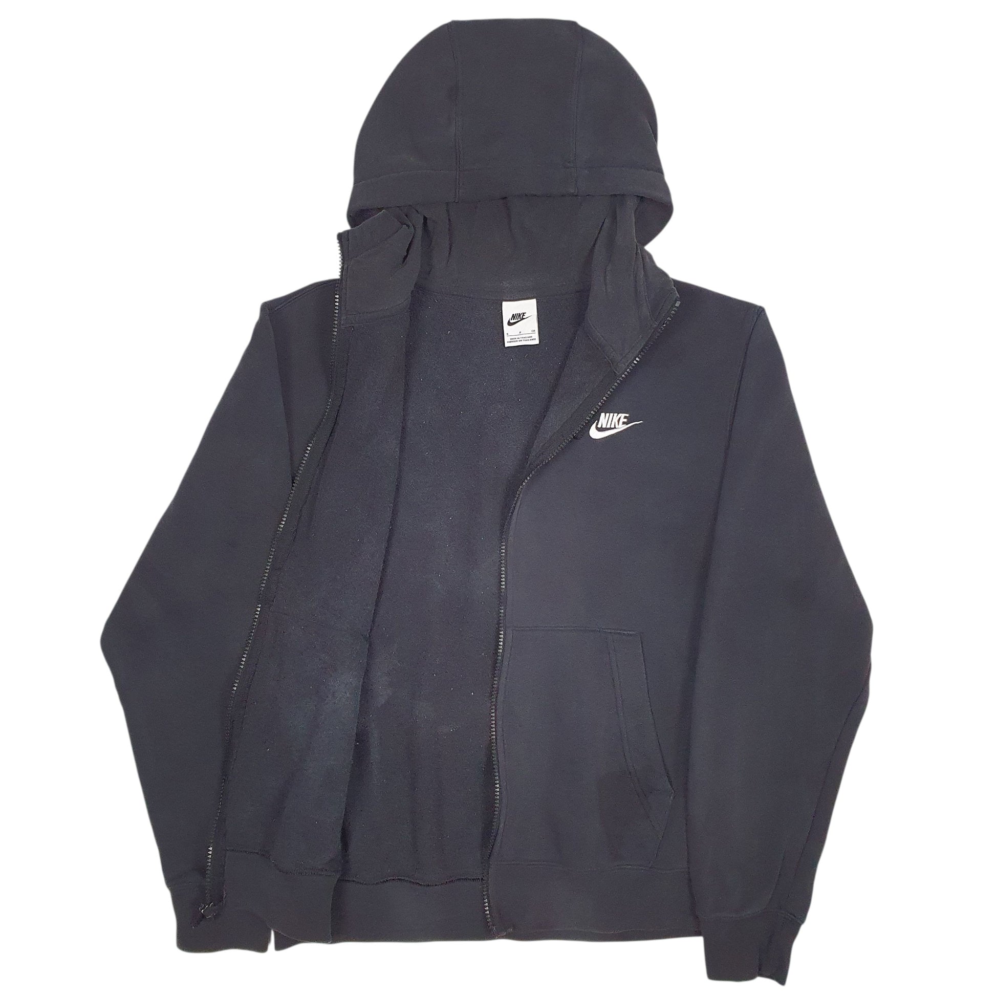 Mens Black Nike Baggy Full Zip Jumper