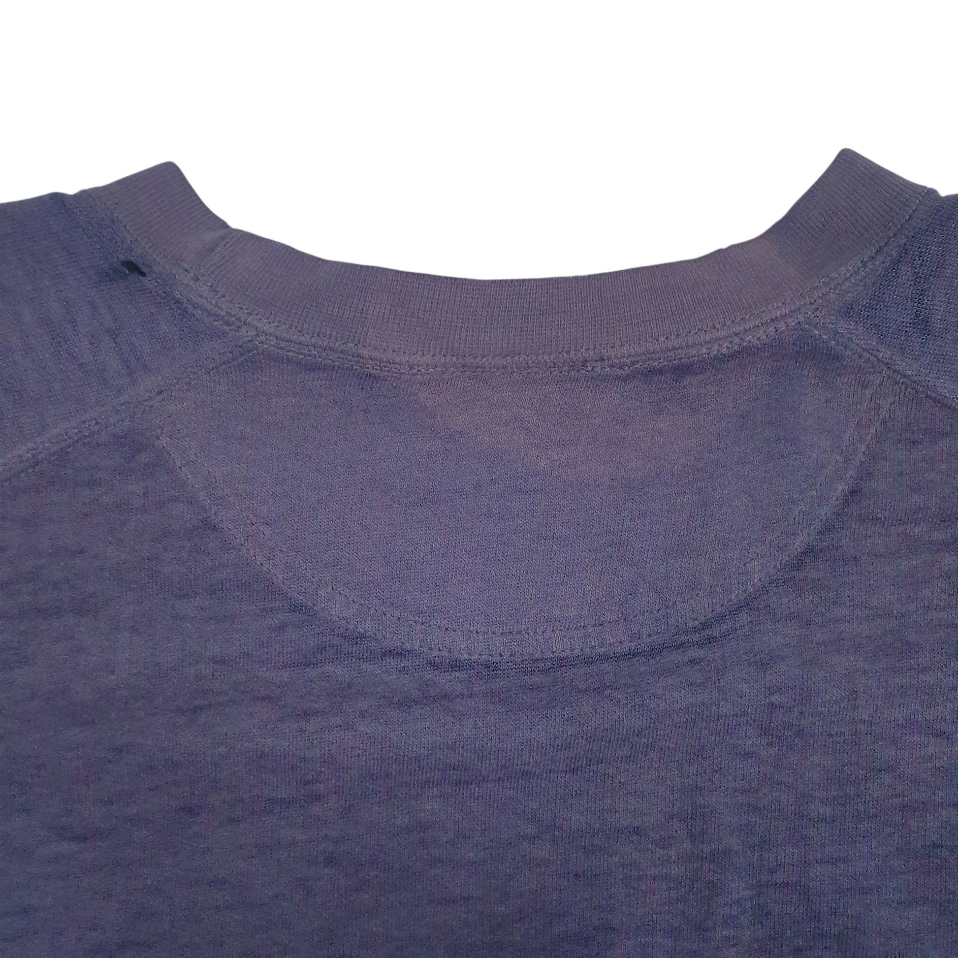 Mens Blue Hard Rock Spellout Las Vegas Lightweight Crewneck Jumper